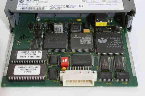 Allen Bradley 1747-SN Ser:B SLC 500 Remote I/O Scanner