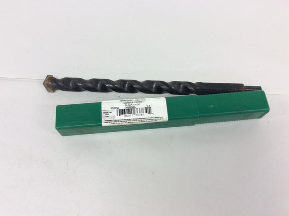 Precision 033764 Masonry Reg HLX Carbide Tipped Black Oxide D888SOL 1-0X13