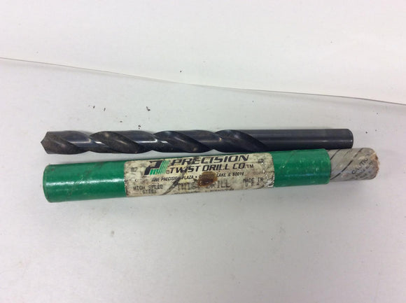 Precision 010033 Jobber Length High Speed Steel Black Oxide R10 33/64X6-3/4