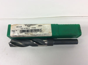 Precision 091449 S&D 1/2" Shank High Speed Steel Black and Bright R56 49/64X6
