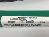 Precision 033617 Masonry Reg HLX Carbide Tipped Black Oxide D888SO 3/4X6