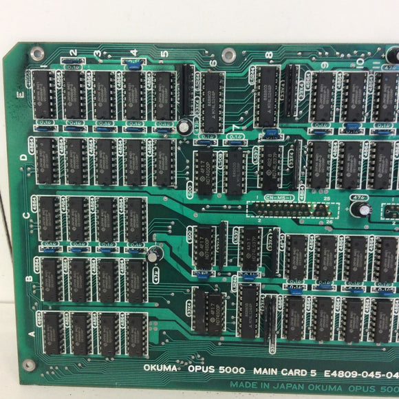 Okuma E4809-045-044 Opus5000 Main Card 5 1911-1105 CNC