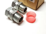 Lot of 2 Parker 16 F6X-S Triplelok-S ST THD Straight Swivel NPTF Hydraulic Fitti