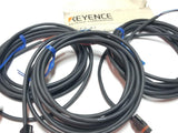 Keyence PZ2-41 Sensor Cables Lot of 3 ( Cables Only ) New