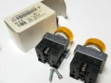 Automation Direct 3 Red/Amber LED Push Buttons GCX1231-120L / GCX1233-120L