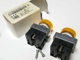 Automation Direct 3 Red/Amber LED Push Buttons GCX1231-120L / GCX1233-120L