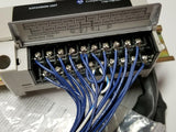 Allen Bradley Lot 1790D-T16BV0 & 1790-T0B16X LDX CompactBlock Cable Assembly