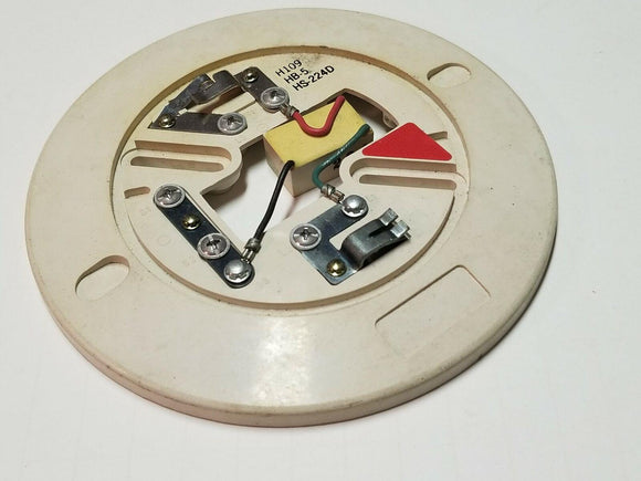 Hochiki H109 HB-5 HS-224D Automatic Fire Detector Base