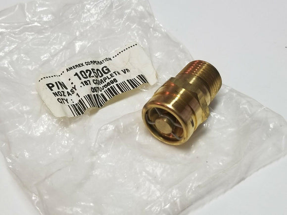Amerex 10250G .187 Complete VS Nozzle - NO CAP - NEW