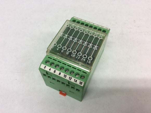 Pheonix Contact 2950103 Diode Module 45-DIO 8E