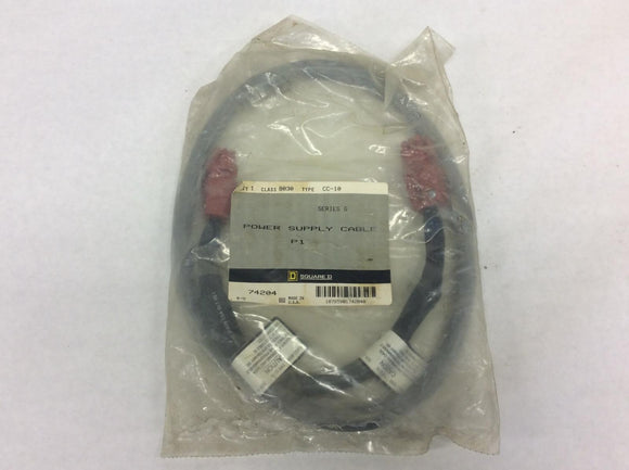 Square D CC-10 Series G Power Supply Cable P1 74204 Class 8030