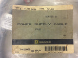 Square D CC-20 Series D1 Power Supply Cable P2 74205 Class 8030