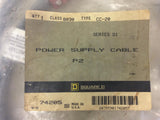 Square D CC-20 Series D1 Power Supply Cable P2 74205 Class 8030