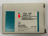 Siemens SMFH01 Heater Element Overload Relay (qty 1)