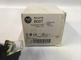 Allen-Bradley Push Button type 4,13 Green Extended Bulletin 800T-A1A New