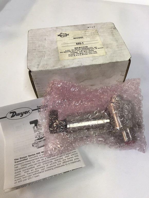 Dwyer 655-1 Pressure Transmitter