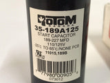 Rotom HEATING & COOLING 35-189A125 Start Capacitor 189-227 MFD