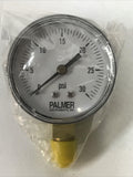 Palmer Wahl 25PBDLQ30# Gauge 30psi 2.5in. Dial Steel Case 1/4 in. NPT Stem Mount