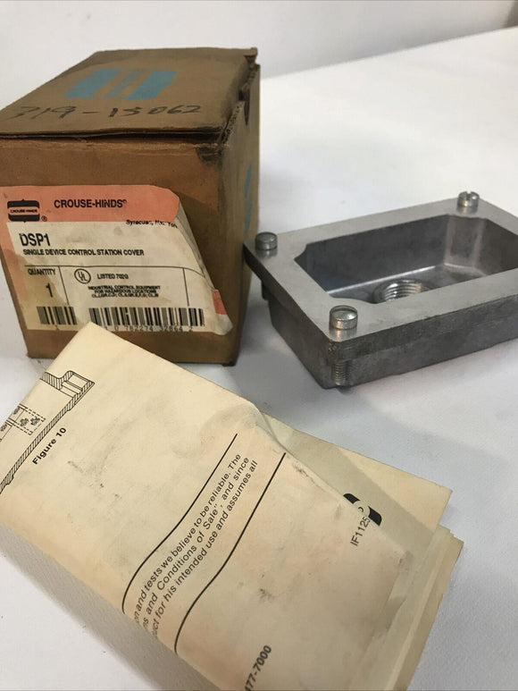 Eaton/Crouse-Hinds DSP1 Single Device Control Station Cover