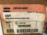 Eaton/Crouse-Hinds DSP1 Single Device Control Station Cover