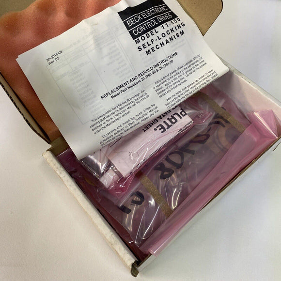 NEW IN BOX BECK Self-locking Mechanism Slm Rebuild Kit 12-8060-16 (2 Kits)