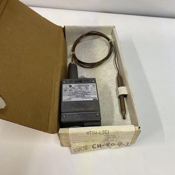 BARKSDALE TYPE 4 250VDC 600VAC TEMPERATURE SWITCH MT1H-L251 New In Box