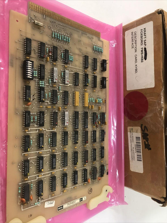 Foxboro FWS-KB2 Keyboard Interface Computer Card