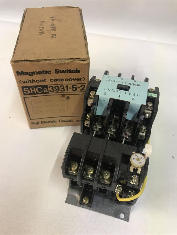 FUJI AC Contactor SRCa3931-5-2 SRCa 393152 Magnetic Switch (US Seller)