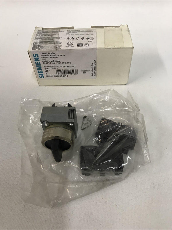 Siemens 3SB3 610-2EA11  Handle 3 Position Switch 3SB36102EA11