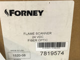Forney 1520-08 7819574 Digital Profile Detector Flame Scanner 24VDC Fiber Optic