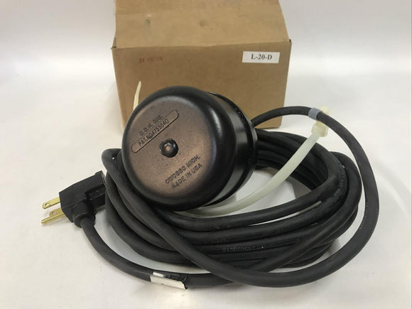 CSH Inc. L-20-D Mechanical Float Switch Sump Pump Application