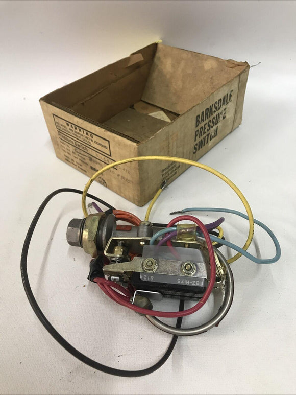 Barksdale B2S-H32SS Bourdon Tube Pressure Switch 160 to 3200 psi Dual Setpoint