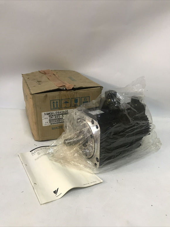 Yaskawa SGMGH-09A2A2E AC Servo Motor 850 W 7.1 A 200 V 1500 RPM