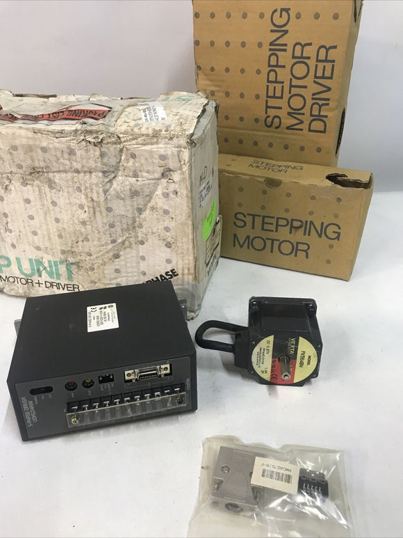 Oriental Motor Vexta UPK564BJW 5-Phase Stepping Motor & Driver PK564BW UDK5214NW