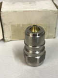 Tema 3821RFV Hydraulic Quick Coupling AISI316 ISO-G3/8 3/8”