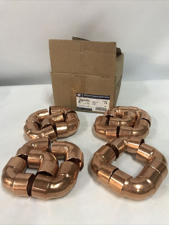 Elkhart Products EPC 107-C 1-1/4” 90-Degree Wrot Copper Close Ruff (Box Of 19)