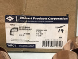 Elkhart Products EPC 107-C 1-1/4” 90-Degree Wrot Copper Close Ruff (Box Of 19)