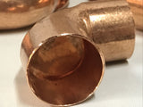 Elkhart Products EPC 107-C 1-1/4” 90-Degree Wrot Copper Close Ruff (Box Of 19)