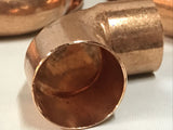 Elkhart Products EPC 107-C 1-1/4” 90-Degree Wrot Copper Close Ruff (Box Of 19)