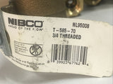 Nibco T-585-70 Bronze Full Port Threaded Ball Valve, 3/4” Threaded (Box Of 5)