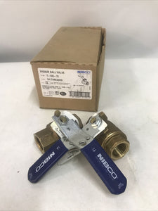 Nibco T-585-70 Bronze Full Port Threaded Ball Valve, 3/4” Threaded (Box Of 2)