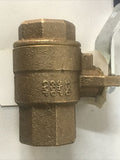 Nibco T-585-70 Bronze Full Port Threaded Ball Valve, 3/4” Threaded (Box Of 2)