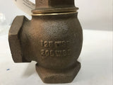 United Brass 126SUL 1-1/2” Angle Valve 125PSI, Threaded