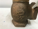 United Brass 126SUL 1-1/2” Angle Valve 125PSI, Threaded