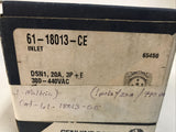 Metric 61-18013-CE Inlet Plug Dsn1 20amp 3p+e 440vac