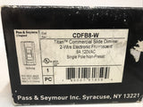Pass & Seymour CDFB8-W Titan Fluorescent 2 Wire Dimmer ,White, Commercial switch