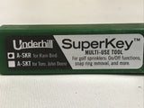 Underhill A- SKRB SuperKey Multi-Use Tool For Golf Spinklers Rain bird 5 In 1