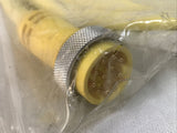 MENCOM MINP-12MFPX-6 Cordset 12 Pole Male Straight / Female Straight 6 Ft 4A