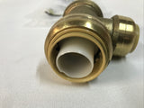 SharkBite U416LF 1" x 1" x 3/4"  Brass Push Reducing Tee