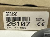 Banner SE612C 26107 Econo-Beam Sensor 10-30VDC 12mm Focus 2M(6.5ft) Cable